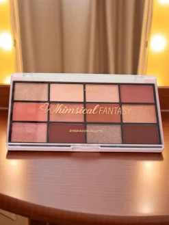 ANYLADY Paletka 12 cieni do powiek z brokatem i matem Champange Ruby Glamour