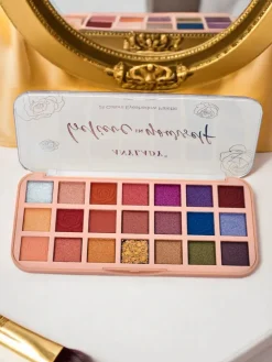 ANYLADY Paletka 21 cieni do powiek z brokatem i matem Glamour Color&Nude