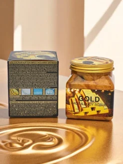 Aurelia Gold Scrub do twarzy i ciała, odżywczy peeling 300ml