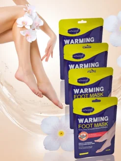 Aurelia Warming Foot Mask Kormesic z Centella i Camellia – regenerująca maska