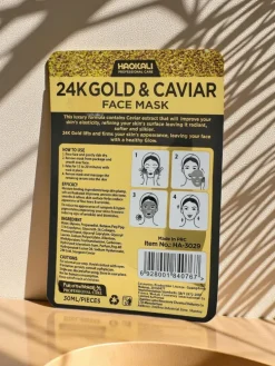 Aurora Aurelia Złota Maska do Twarzy z Kawiorem 24K – Luksusowe Ujędrnienie 25ml