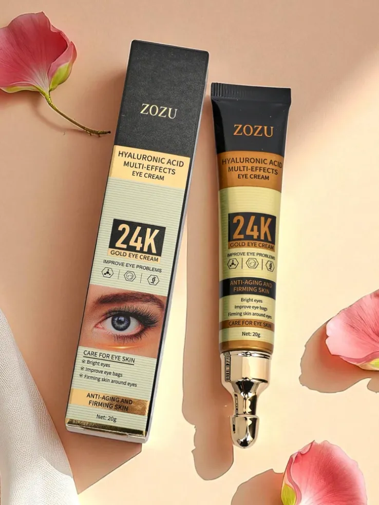Aurora Hyaluronica 24K Złoty Krem pod Oczy ZOZU Anti-Aging 20ml