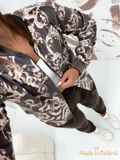 Bawełniany Damski komplet dresowy