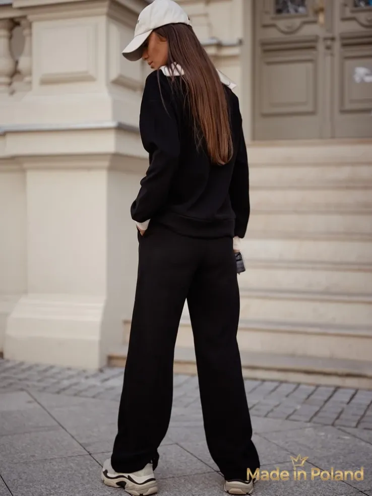 Bawełniany Damski komplet sweterkowy Fissa