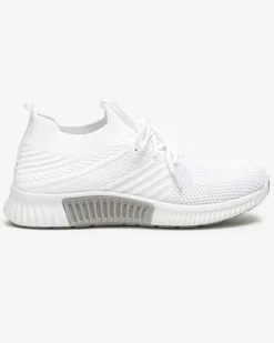 Białe damskie buty sportowe Merisal - Obuwie