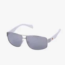 Biało-srebrne damskie okulary przeciwsłoneczne - Akcesoria