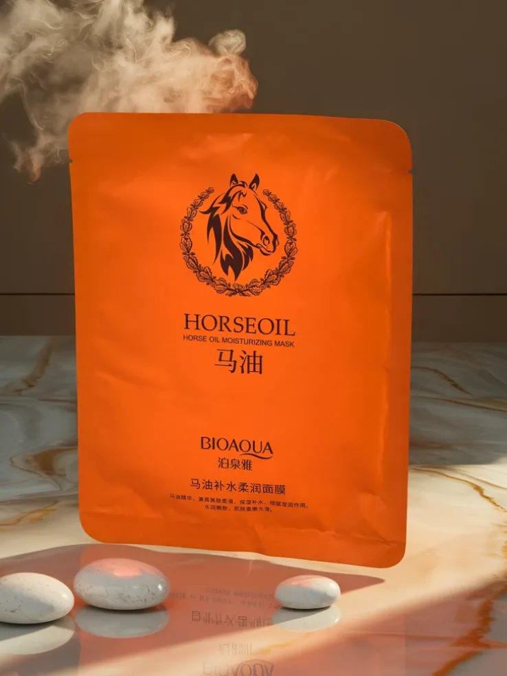 BioAqua Equilla Mask olej koński nawilżająca maseczka 25ml do skóry suchej