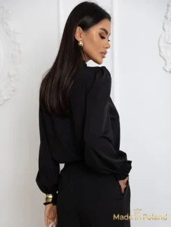 Bluzka damska z ozdobnym dekoltem Frankie