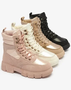 Bootsy Fuego Rosa - Stylowe Damskie Buty Z Płaskim Obcasem