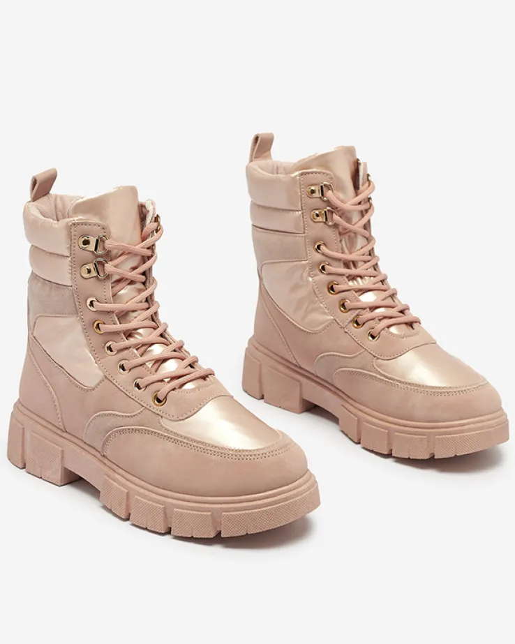 Bootsy Fuego Rosa - Stylowe Damskie Buty Z Płaskim Obcasem