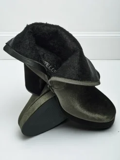 Botki damskie na słupku al'la Welur Miss