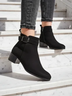 Botki Elegante Nero z Ekoskóry