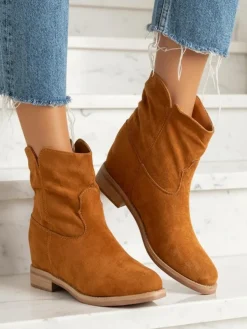 Botki Eliana z Zamszu Ekologicznego na Koturnie