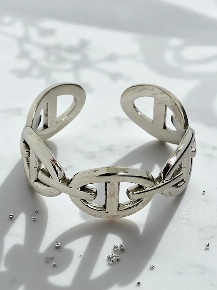 Bransoletka obręcz Dolce Vita z ozdobnymi charmsami