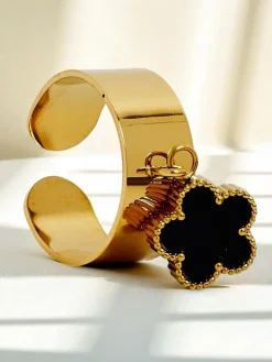 Bransoletka obręcz Dolce Vita z ozdobnymi charmsami