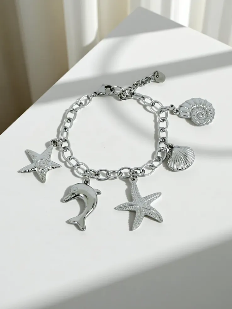 Bransoletka Poseidon Mare Stella z Motywami Morskimi