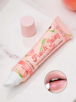 Brzoskwiniowy peeling do ust