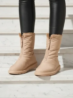 Buty damskie Elysium w jasnym brązie na zimę