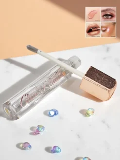 Błyszczący cień do powiek w płynie w kolorze Silver