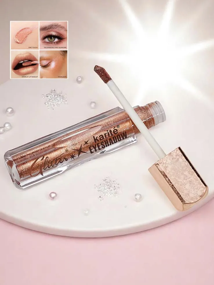 Błyszczący cień do powiek w płynie w kolorze Soil