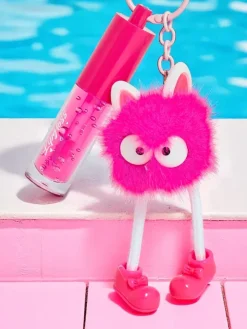 Błyszczyk do ust dla dzieci z puszystym potworkiem Fuchsia