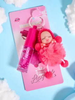 Błyszczyk do ust dla dzieci z laleczką Fuchsia