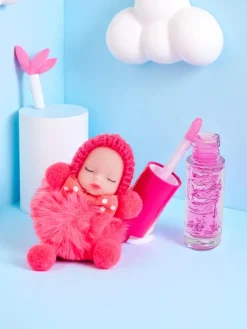 Błyszczyk do ust dla dzieci z laleczką Fuchsia