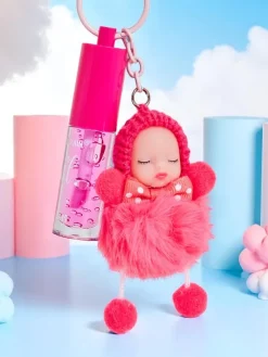 Błyszczyk do ust dla dzieci z laleczką Fuchsia