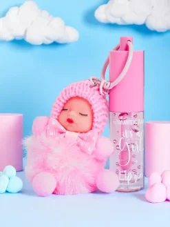 Błyszczyk do ust dla dzieci z laleczką Light Pink