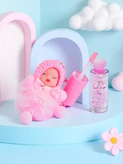 Błyszczyk do ust dla dzieci z laleczką Light Pink