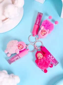 Błyszczyk do ust dla dzieci z laleczką Light Pink