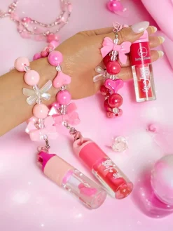 Błyszczyk do ust dla dzieci z bransoletką Strawberry