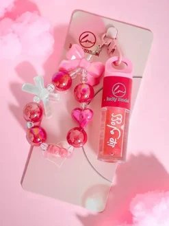 Błyszczyk do ust dla dzieci z bransoletką Strawberry