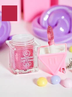 Błyszczyk do ust z brokatem kolor Rose Pink