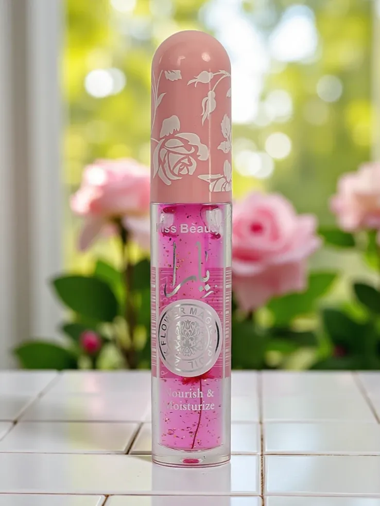 Błyszczyk do ust z brokatem zmianiający kolor Fuchsia