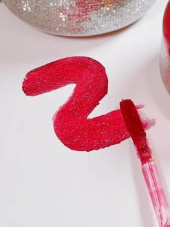 Błyszczyk z brokatem i błyszczyk bezbarwny 2w1 Lady Bug