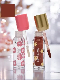 Błyszczyk z brokatem i błyszczyk bezbarwny 2w1 Bronse