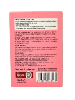 Błyszczyk z brokatem i błyszczyk bezbarwny 2w1 Bronse