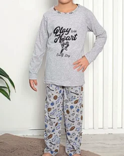 Chłopięca piżama z printem