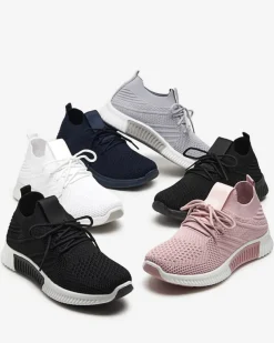 Ciemnoróżowe damskie buty sportowe Merisal - Obuwie