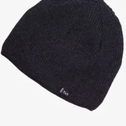 Ciemnoszara męska ocieplana czapka - Akcesoria