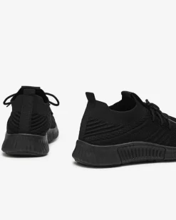 Czarne damskie buty sportowe Merisal - Obuwie