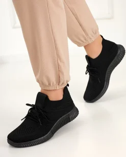 Czarne damskie buty sportowe Merisal - Obuwie