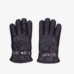 Czarne męskie ocieplane rękawice - Akcesoria