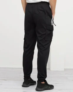 Czarne męskie spodnie dresowe - Odzież