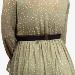 Czarny damski elastyczny pasek z zapięciem z tyłu - Akcesoria