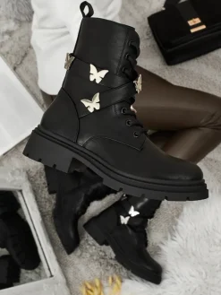 Damskie botki workery z ozodbami Motill