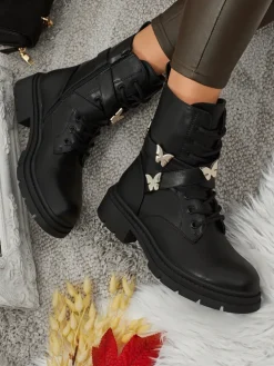 Damskie botki workery z ozodbami Motill