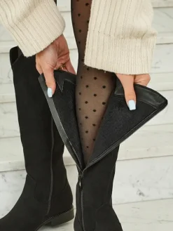 Damskie kozaki eko zamszowe Zamerre