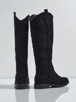 Damskie kozaki eko zamszowe Zamerre